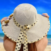 Chapéu Feminino de Praia – Aba Grande com Flores - Image 4